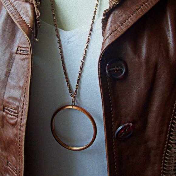 Copper Statement Necklace - Picture 3 of 7